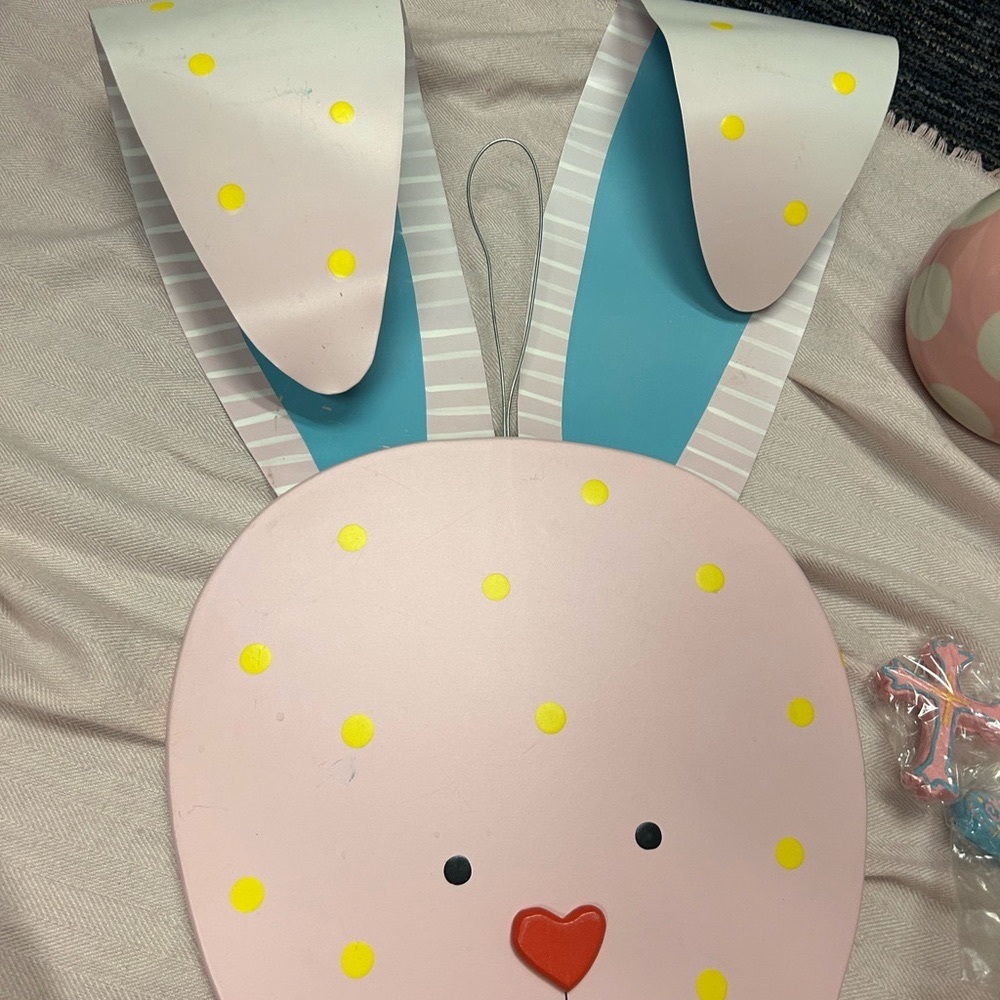 Happy everything rabbit hang up